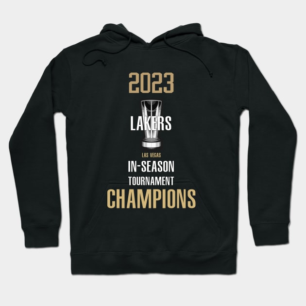 Lakers - In -Season champs 2023 Hoodie by Buff Geeks Art